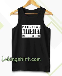 Parental Advisory Black Tanktop