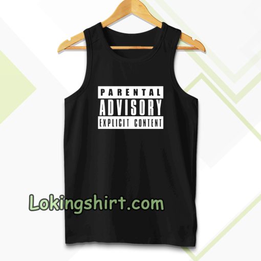 Parental Advisory Black Tanktop