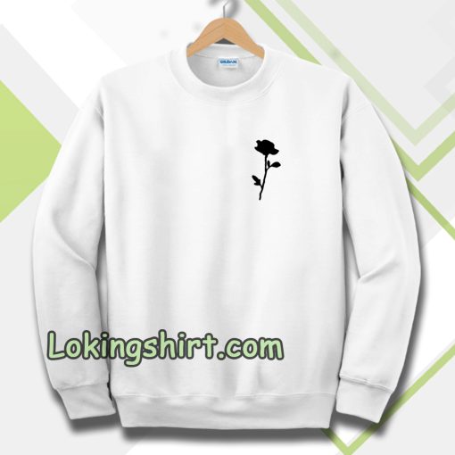 Rose Black Rose Sweatshirt