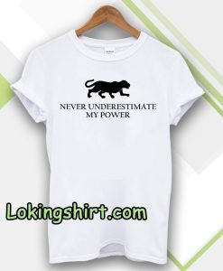 Never Underestimate My Power T-shirt