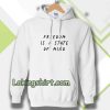 FREEDOM IS A STATE OF MIND Quote Hoodie