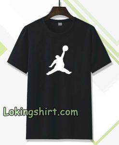 Funny Fat Air Jordan Black T-Shirt