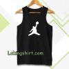 Funny Fat Air Jordan Black Tanktop