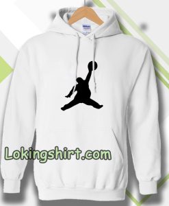 Funny Fat Air Jordan White Hoodie