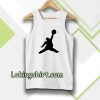 Funny Fat Air Jordan White Tanktop