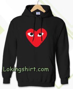 Heart with eyes Hoodie