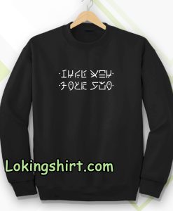 Hidden Message Japanese Fuck You Sweatshirt