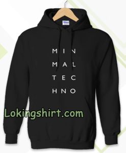 Minimal Techno Hoodie