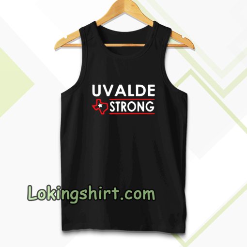 Texas Uvalde Strong Tanktop School Shooting Anti Gun Violence