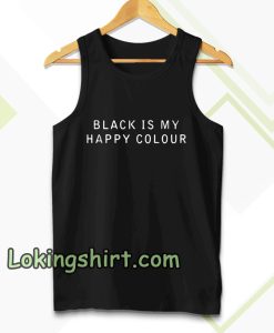 black is my happy colour Tanktop