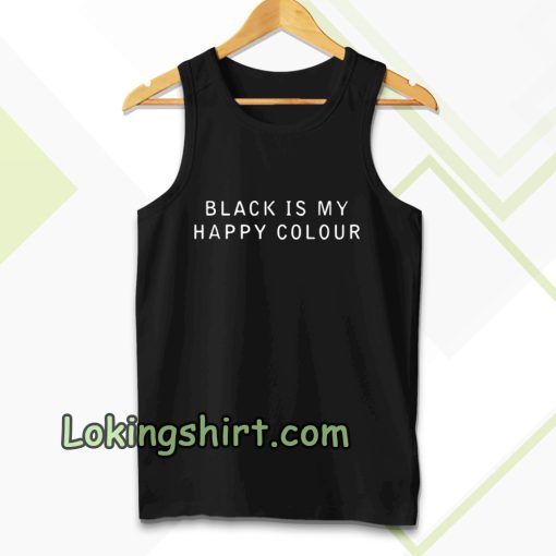 black is my happy colour Tanktop