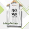 give zero fucks unisex Tanktop