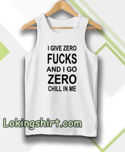 give zero fucks unisex Tanktop