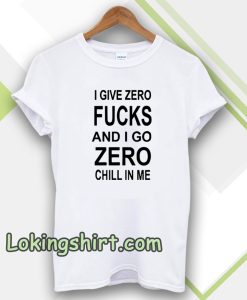 give zero fucks unisex Tshirt