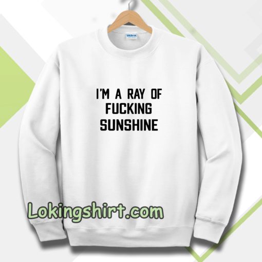 im a ray of fucking sunshine Sweatshirt