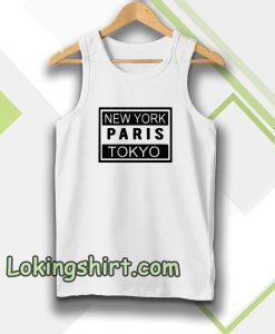 new york paris tokyo Tanktop