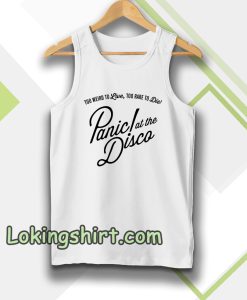 panic at the disco White Tanktop