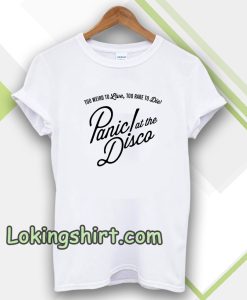 panic at the disco White Tshirt