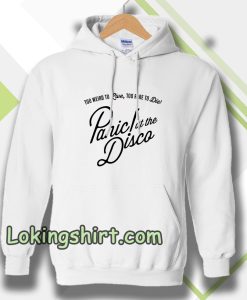 panic at the disco White hoodie