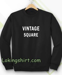 vintage square sweatshirt