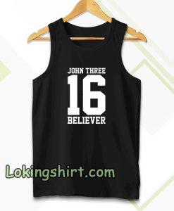 john three 16 believer tanktop