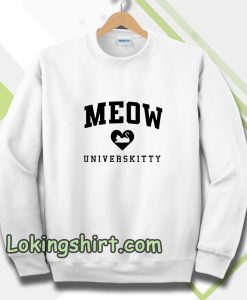 meow universkitty sweatshirt