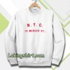 nyc 70 mercer st sweatshirt