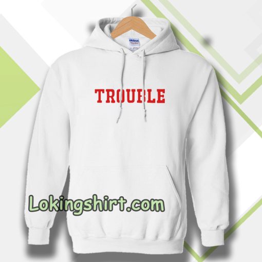 trouble unisex ringer Hoodie