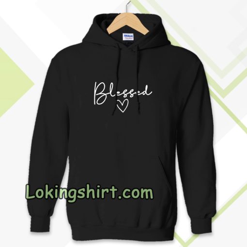 Blessed Cursive Hoodie