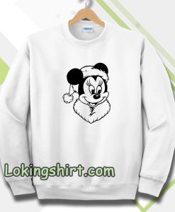 Coloriage Mickey Noel Sweatshirt