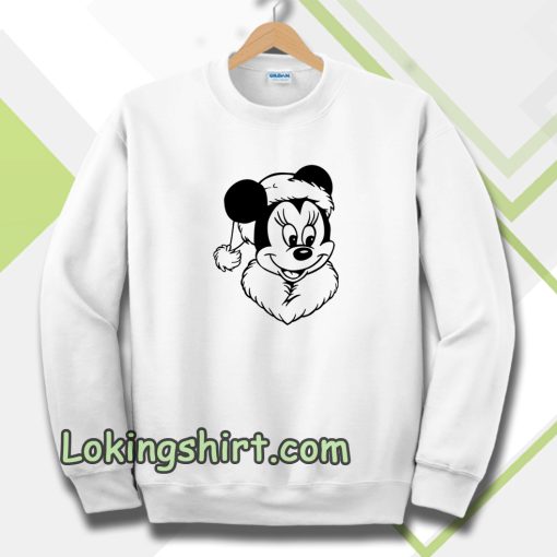 Coloriage Mickey Noel Sweatshirt