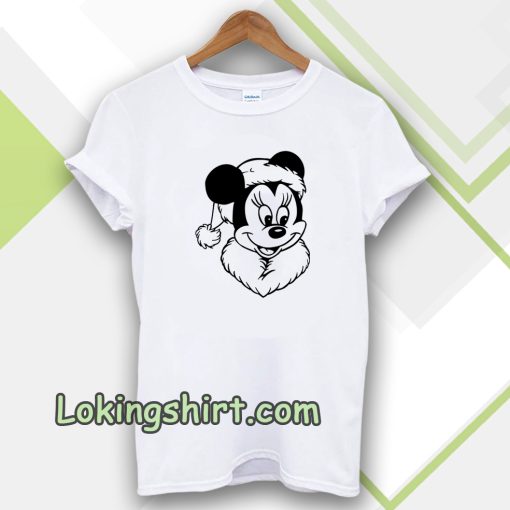 Coloriage Mickey Noel T-shirt