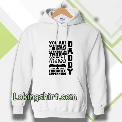 Daddy Superhero Hoodie