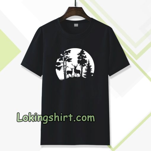 Deer in the forest T-shirt