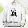 Free Reindeer Snowflakes Sweatshirt