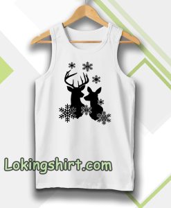 Free Reindeer Snowflakes Tanktop