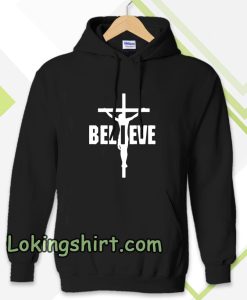 I Belive, Jesus on the cross Hoodie