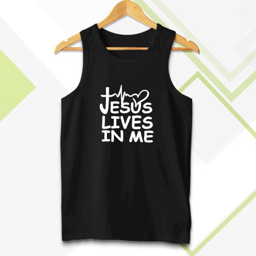 Jesus Lives in me christian Tanktop TPKJ3