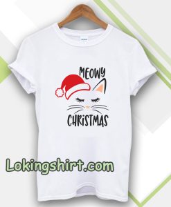 Meowy christmas T-shirt