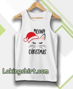 Meowy christmas Tanktop