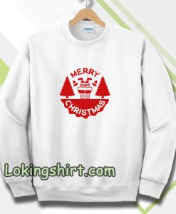 Merry Chrismast Design Sweatshirt TPKJ3