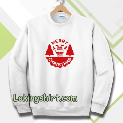 Merry Chrismast Design Sweatshirt TPKJ3