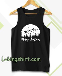 Santa On Sleigh Tanktop