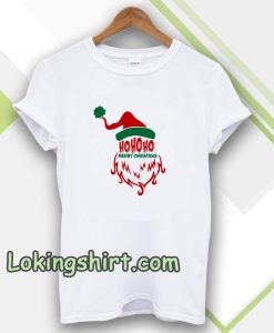 ho ho ho santa claus T-shirt