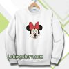 minnie mouse face Sweatshirt