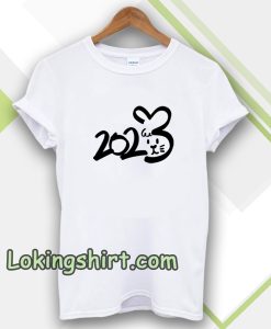 2023 Cute Zodiac Rabbit Font T-shirt TPKJ3