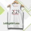 2023 Happy New year vector Tanktop TPKJ3