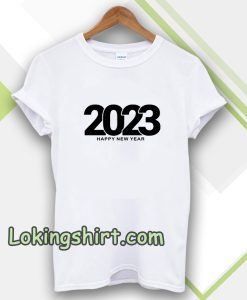 Happy New Year 2023 Calendar T-shirt TPKJ3