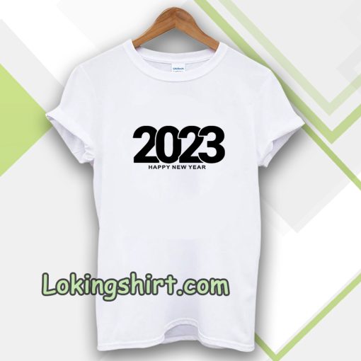 Happy New Year 2023 Calendar T-shirt TPKJ3