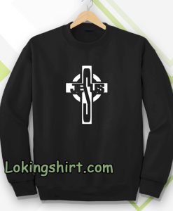 Jesus on the Cross Sweatshirt TPKJ3